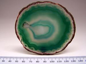 Agate Slices Size 3 Green