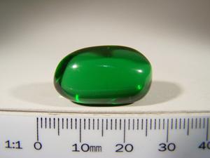 Tumbled Green Glass