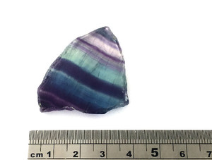 Fluorite Slice Natural Edge